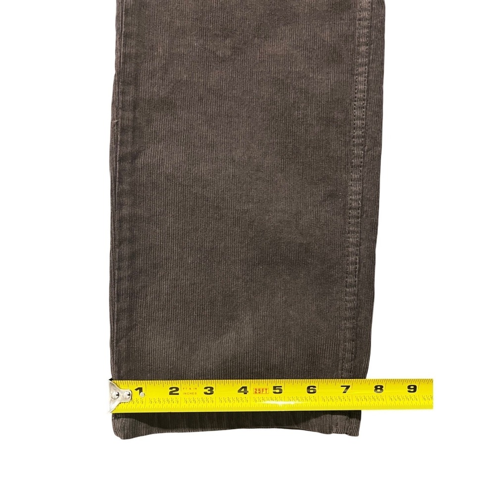 Brooks Brothers Pants Mens 34x34 Brown Corduroy Red Fleece Straight Leg - Picture 8 of 8